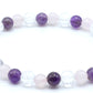 Bracelet Améthyste - Cristal de Roche - Quartz Rose