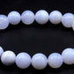 Bracelet Calcédoine Bleue