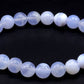 Bracelet Calcédoine Bleue
