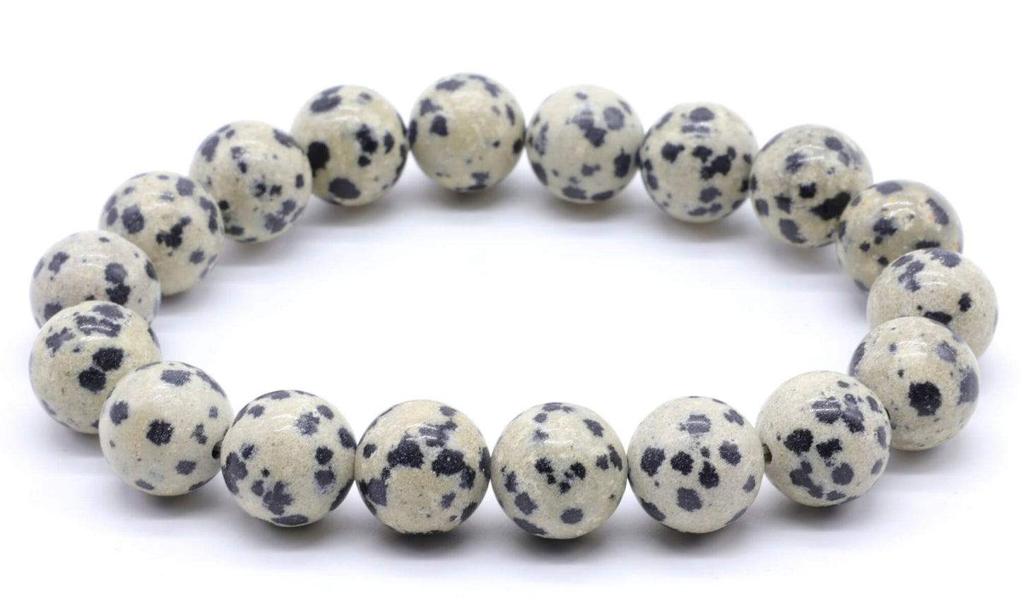 Bracelet Jaspe Dalmatien
