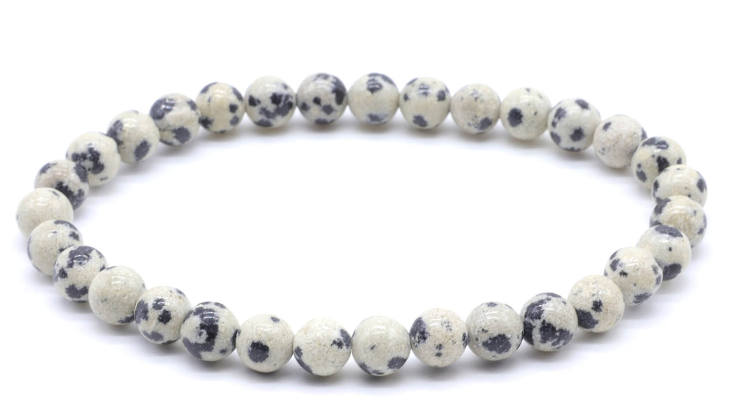 Bracelet Jaspe Dalmatien