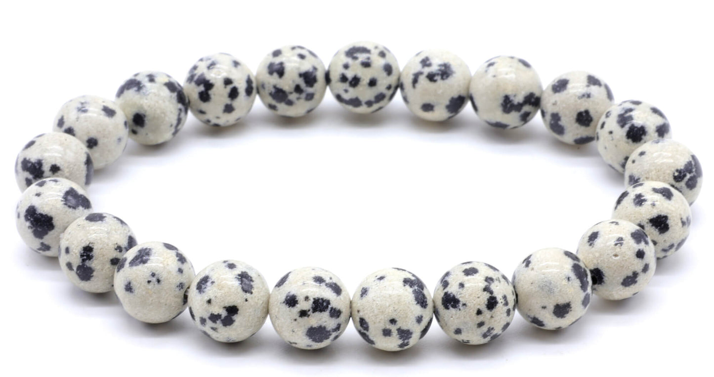 Bracelet Jaspe Dalmatien