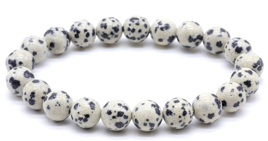 Bracelet Jaspe Dalmatien