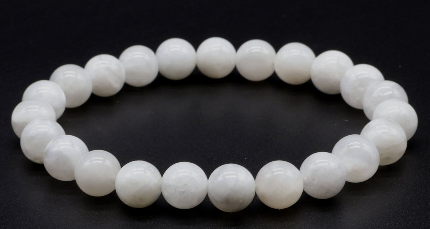 Bracelet Pierre de Lune blanche
