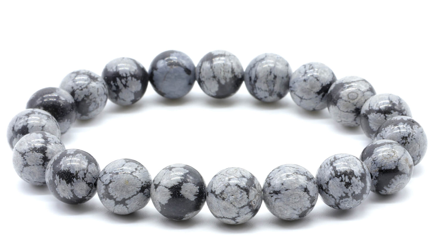 Bracelet Obsidienne Neige