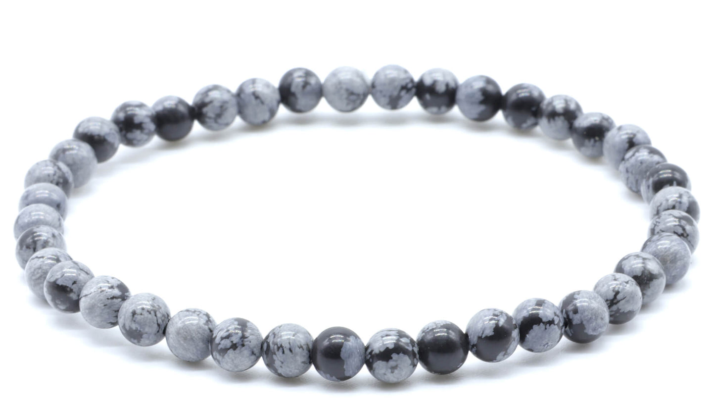 Bracelet Obsidienne Neige
