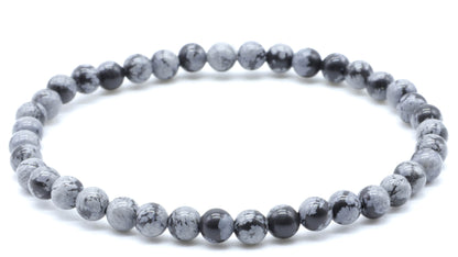 Bracelet Obsidienne Neige