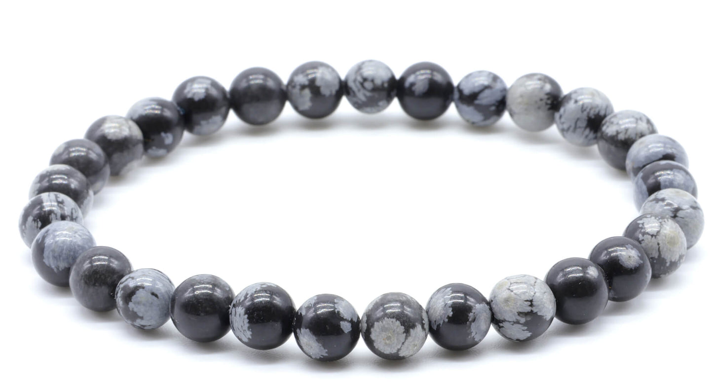 Bracelet Obsidienne Neige