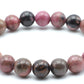 Bracelet 'Black Line' Rhodonite