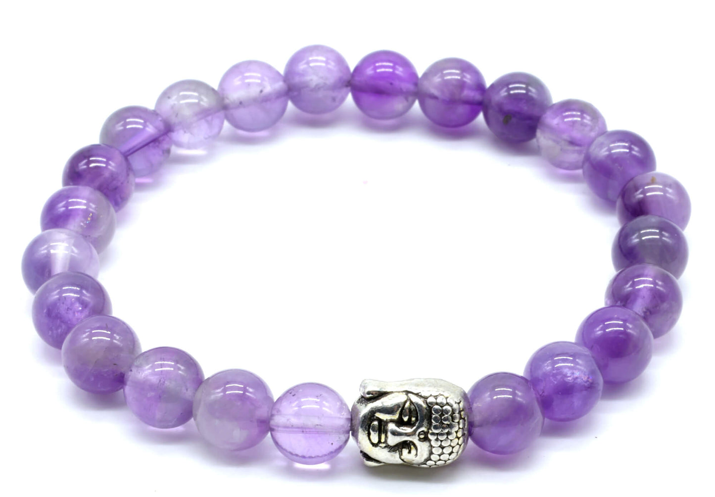 Bracelet Améthyste & Bouddha