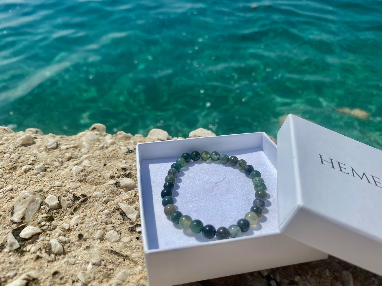 Bracelet Agate Mousse