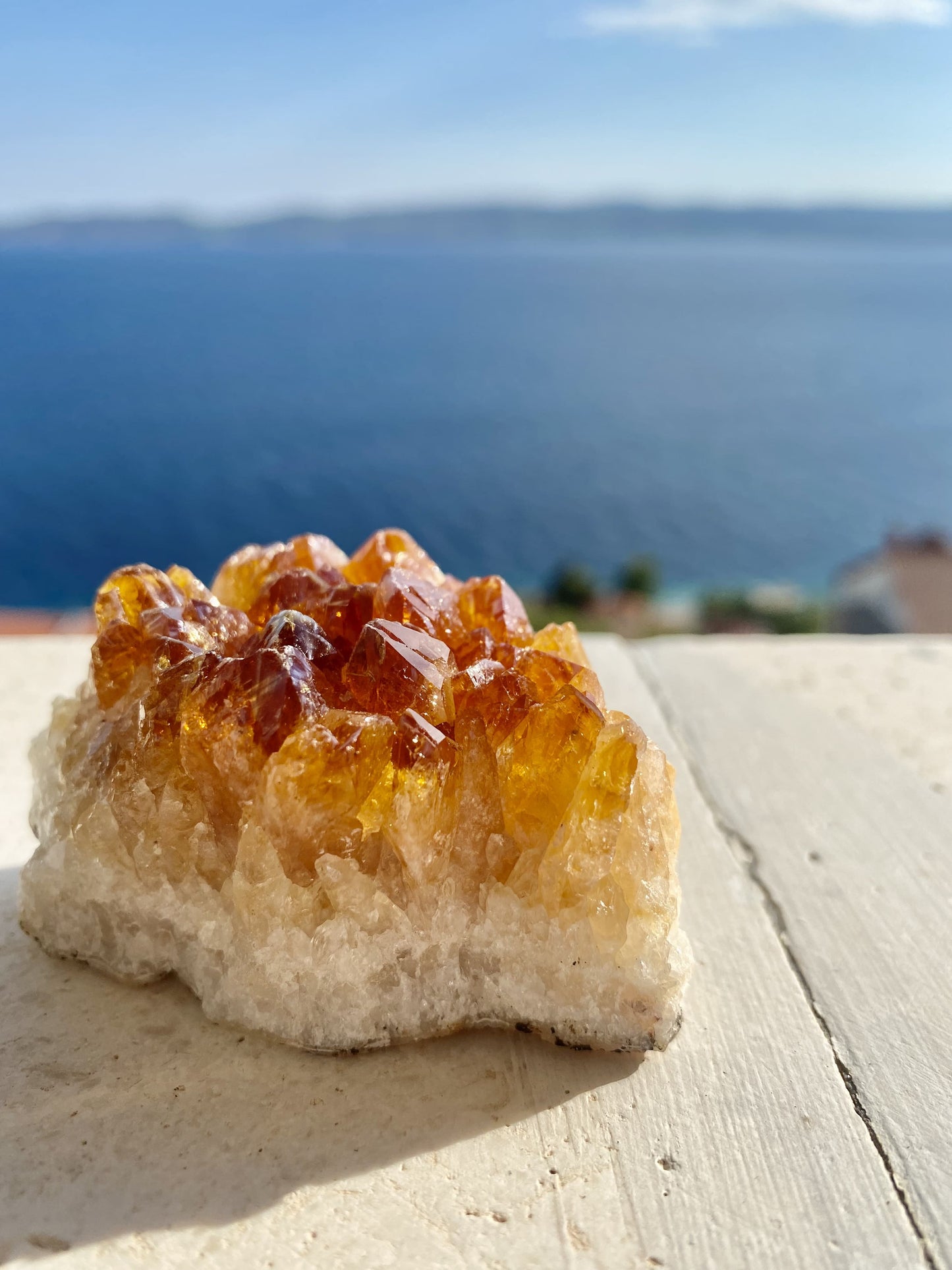 Druses Citrine Chauffée 'AB'