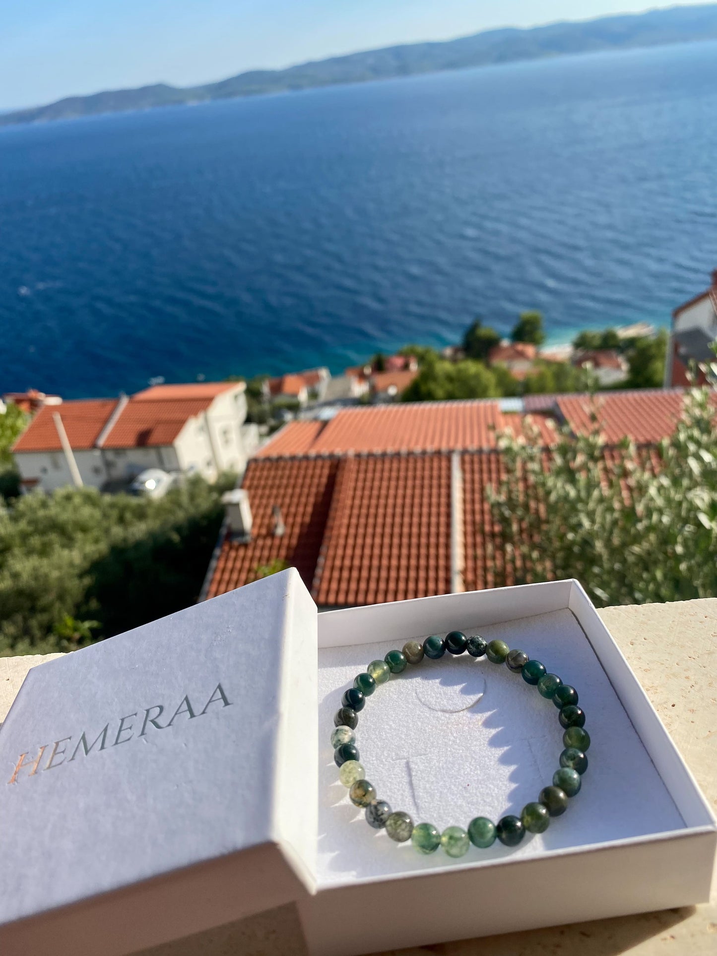 Bracelet Agate Mousse