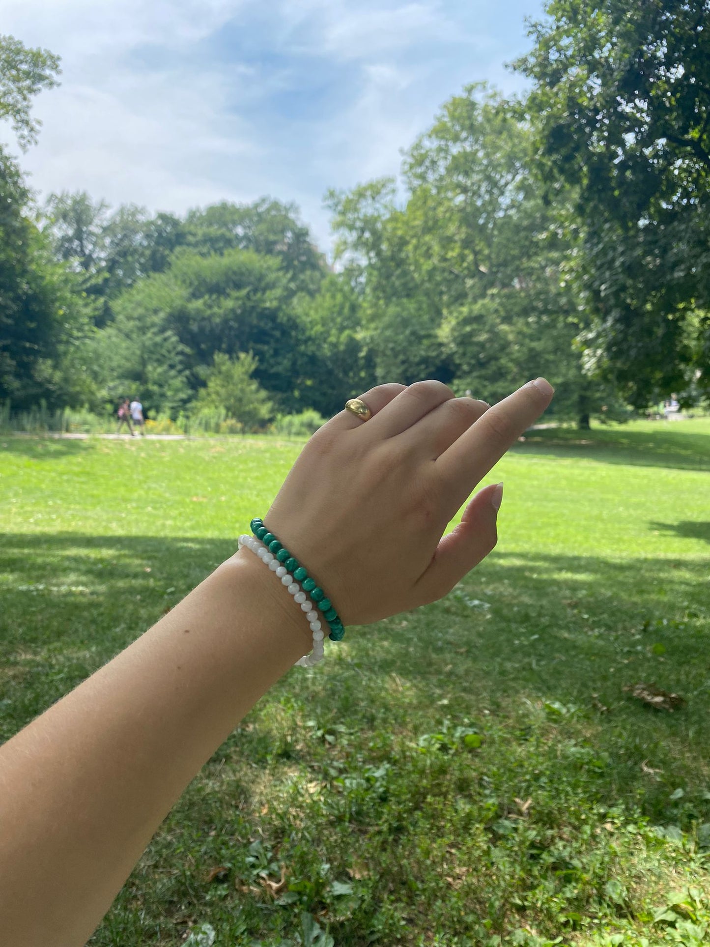 Bracelet ''Light Green'' Malachite