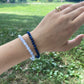 Bracelet Calcédoine Bleue