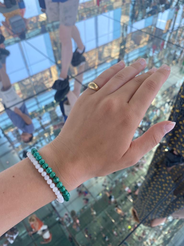 Bracelet ''Light Green'' Malachite