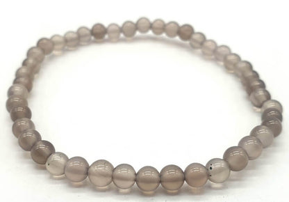 Bracelet Agate Grise