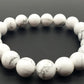 Bracelet Howlite Blanche