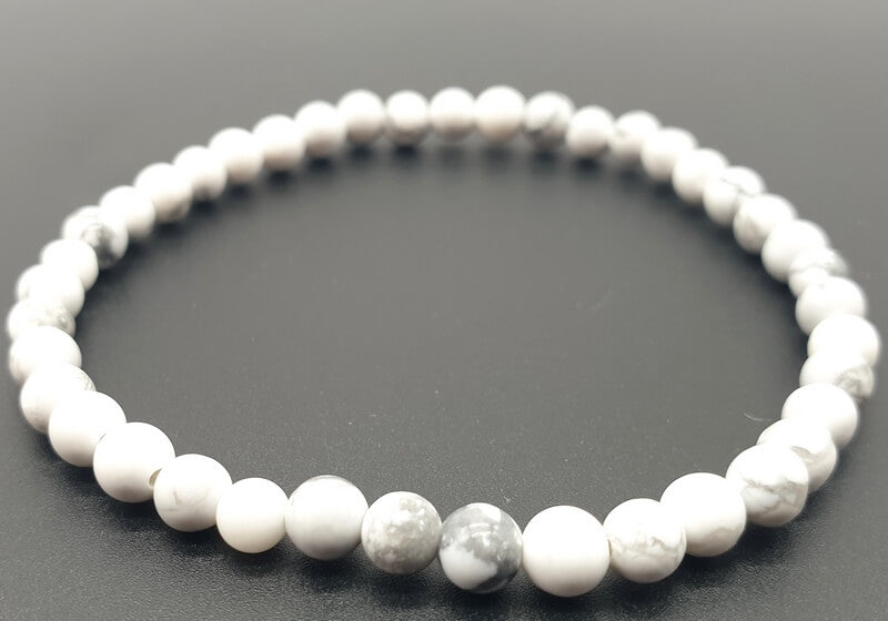 Bracelet Howlite Blanche
