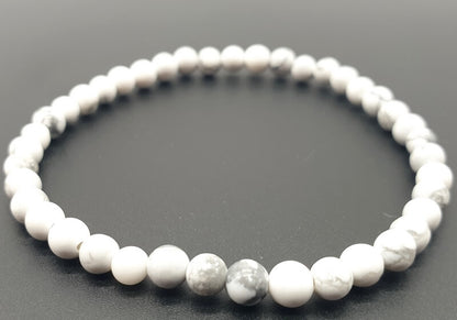Bracelet Howlite Blanche