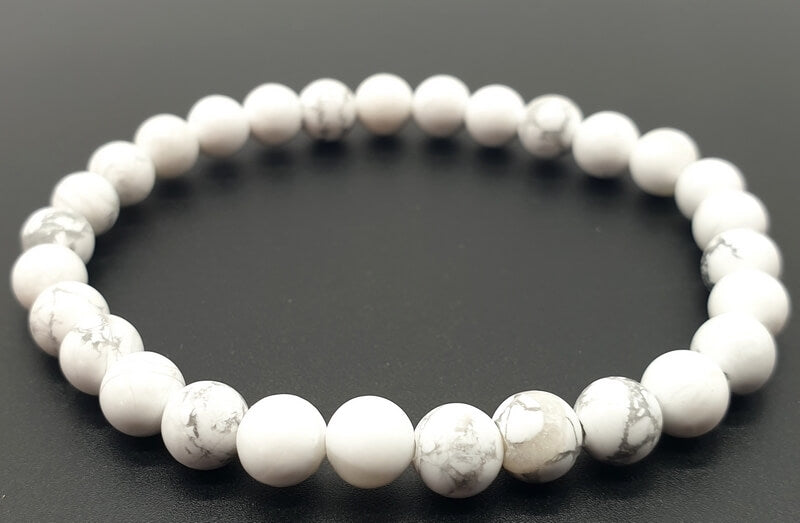 Bracelet Howlite Blanche