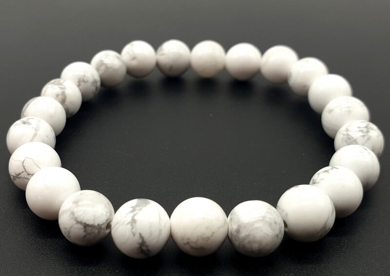 Bracelet Howlite Blanche