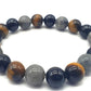 Bracelet Labradorite - Tourmaline noire - Oeil de tigre